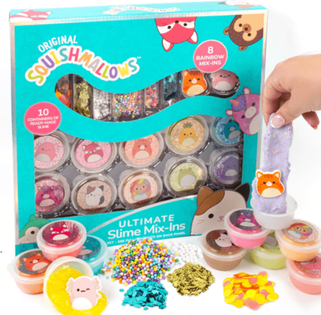 Squishmallows Ultimate Slime Legesæt 6 År 10 Stk