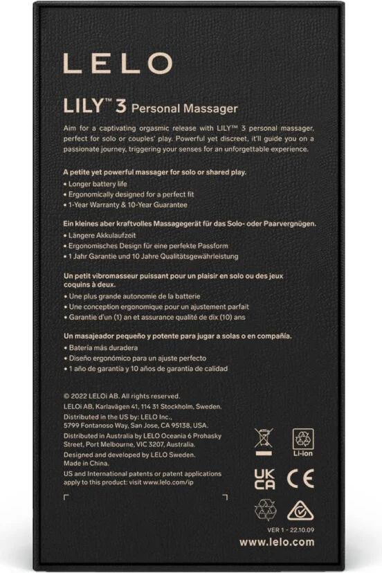 Lelo Lily 3 Masajeador Personal - Verde Agua