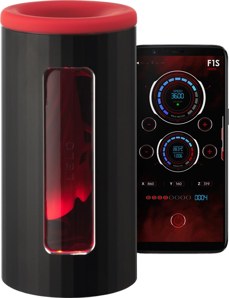 Lelo F1S V2 Pleasure Console Masturbator     - Röd