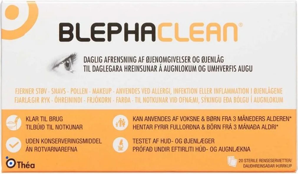 blephaclean vådservietter