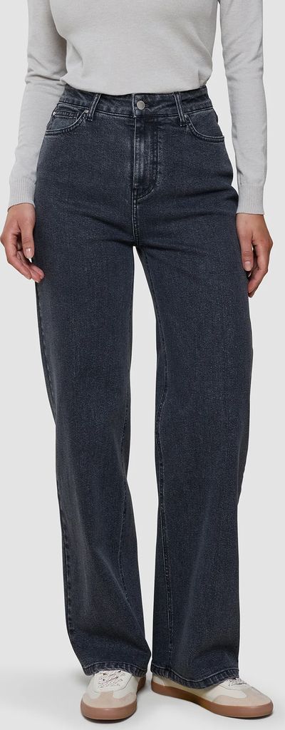 women's classic jeans relaxed fit washed black