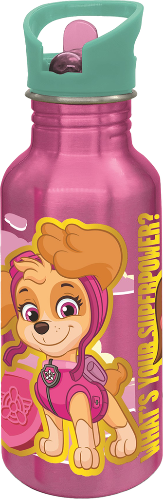 Paw Patrol Aluminium Flaske Rosa 545 ml