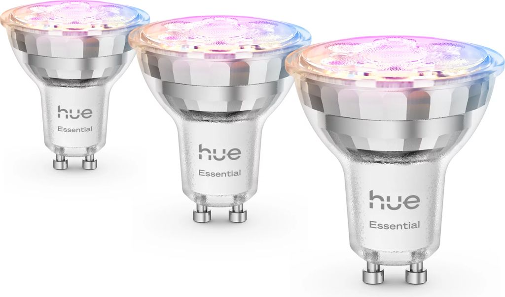 Philips Hue Essential GU10 - spots - 345 lm - 4,7 W - 3-pak