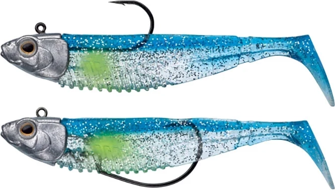 Gunki G-Bump SWM95, 2 stk.-jelly blue - Gummisfisk, shad, jig
