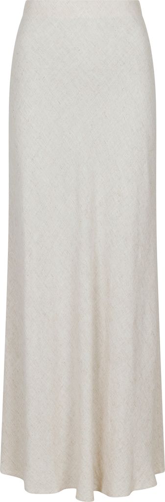 Neo Noir Viso Linen Skirt Kvinde Natural Maxi Nederdele Str 32 
