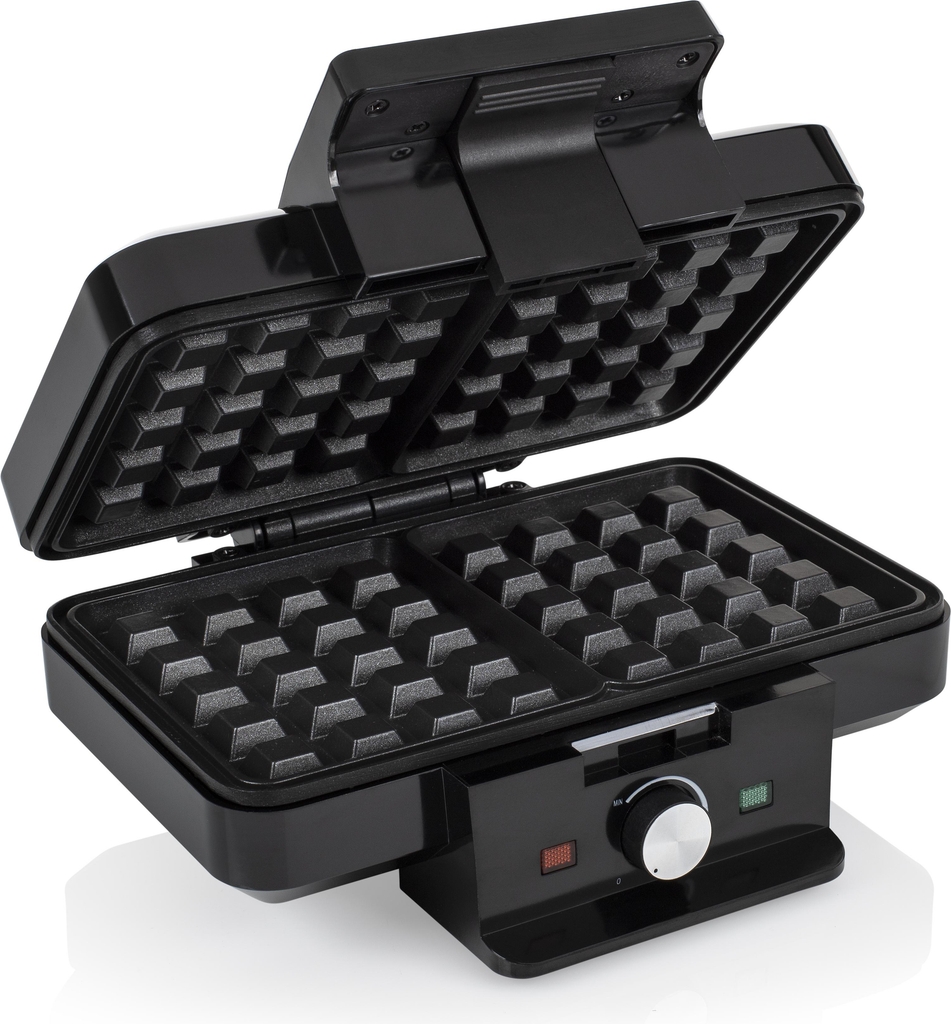 Vaffeljern – Tristar WF-1165, 2 firkantede vafler, 1000 W, sort
