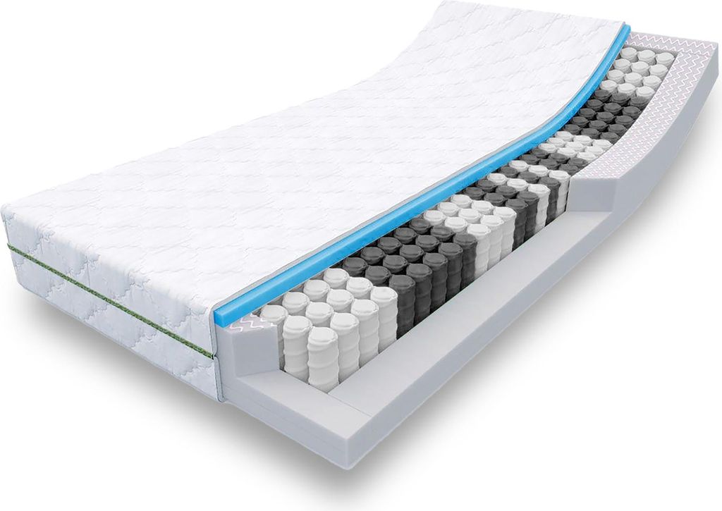 sleezzz® smart t21 pocket spring mattress 90 x 200 cm h2/h3