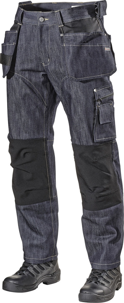 L.Brador Håndværkerbukser denim 108B, Denimblå