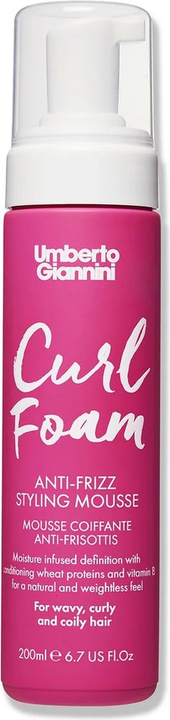 umberto giannini curl foam styling mousse 200 ml 200 ml