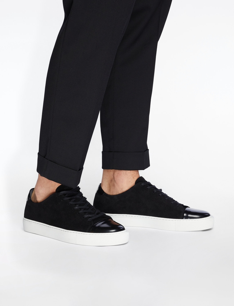Sneaky Steve Lescape Suede Shiny Black - Black - 45