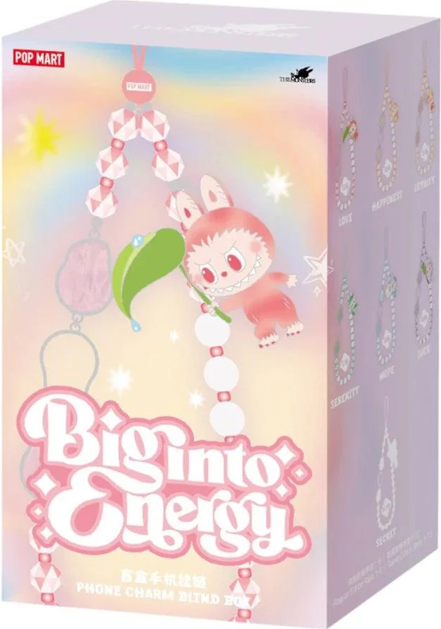 labubu the monsters big into energy series phone charm
