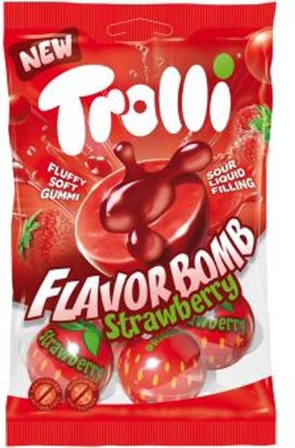 Trolli Flavor Bomb Strawberry 3D 75g