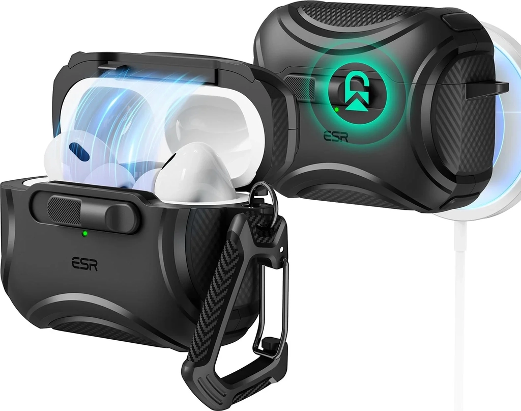 ESR Apple Airpods Pro 3 Skal Magsafe Cyber Flicklock