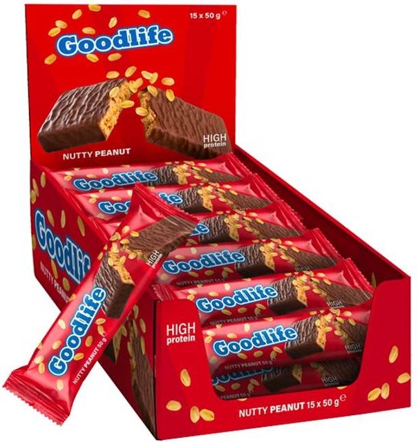 Goodlife Protein Bar Nutty Peanut 50g 15 st