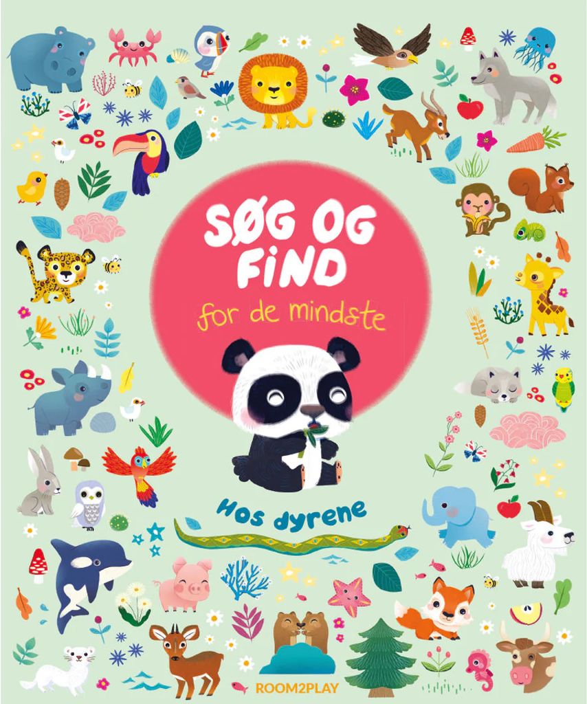 search and find - animals (danish)