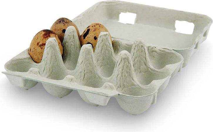 æggebakker til vagtelæg (12 æg) - 48 bakker