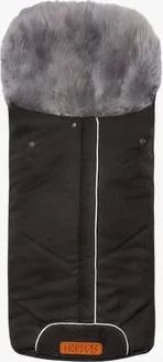 nordlys saga lammeskinnspose, black/grey