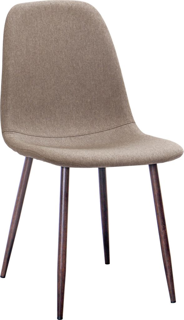 richeto spisebord røget eg 240 cm valnød + 8 stk. nibe stol brun med valnøddebenbrun(6)