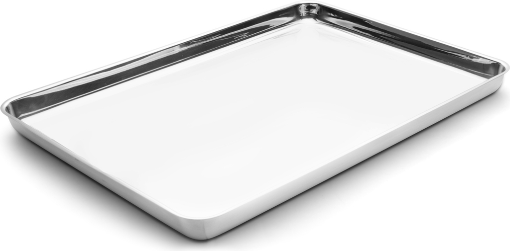 Bakke Rustfrit Stål 41.3x29.2 cm Str L Serveringsbakke