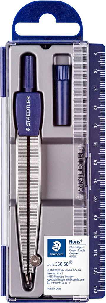 Staedtler Noris Skolepasser - 12,4 cm, max. diameter 30 cm