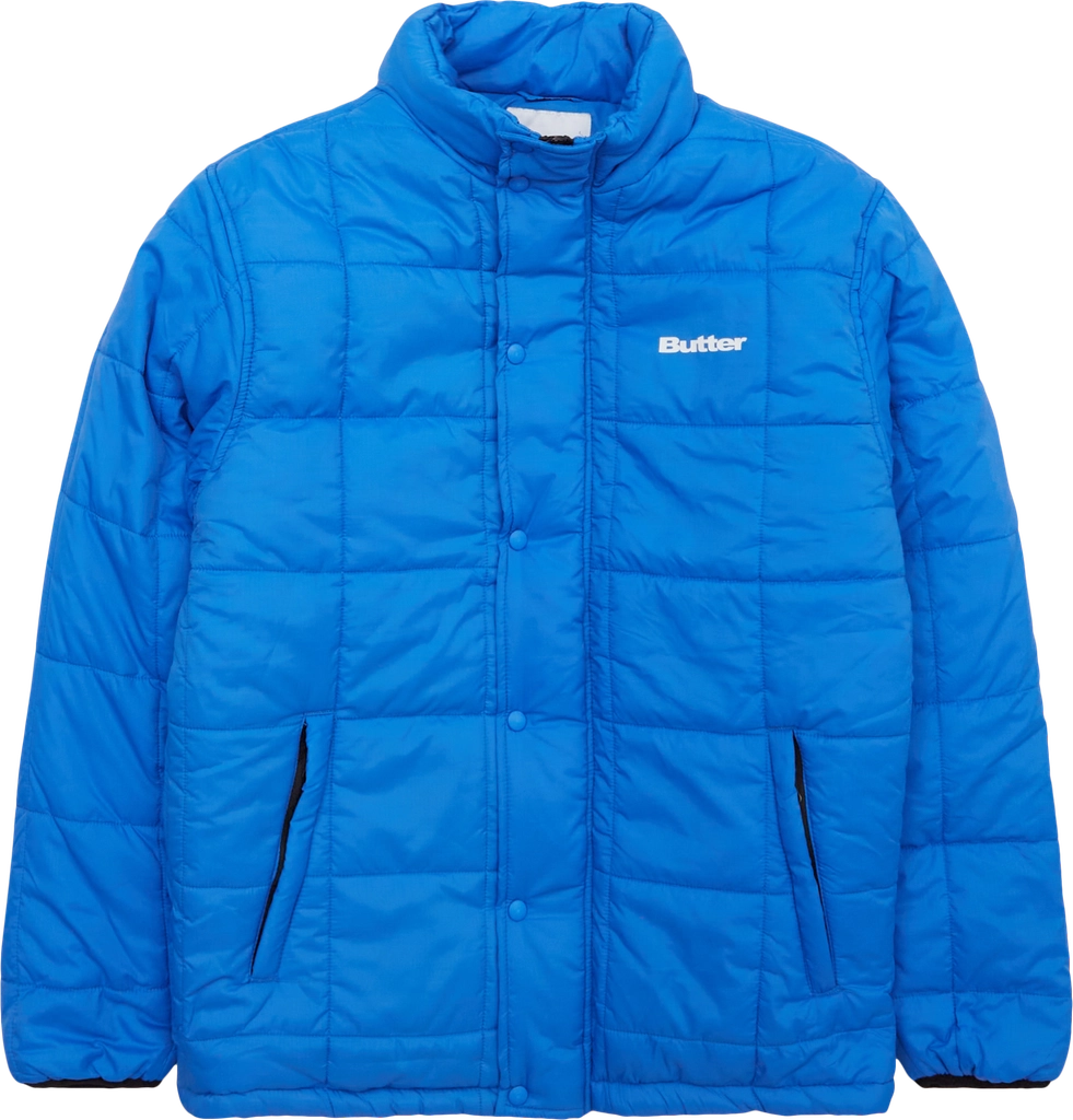 grid puffer jacket