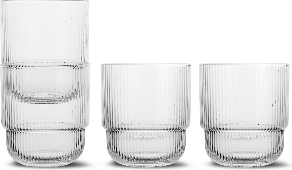 Sagaform Blanka vattenglas 4-pack