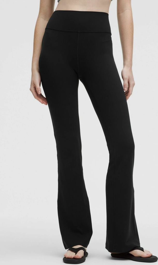 groove nulu™ high-rise flared regular - bukser - black