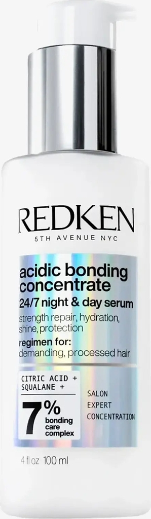 redken acidic bonding concentrate 24/7 night & day serum 100ml - leave-in treatment