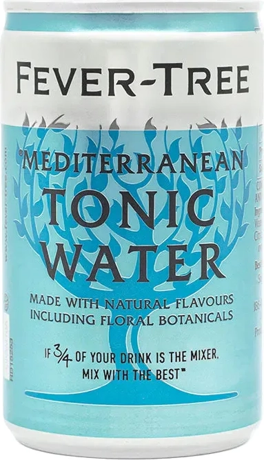 fever-tree, mediterranean tonic water dåse 8*150 ml.