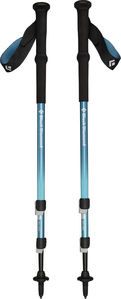 Black Diamond Trail Back Vandrestave - 1 Par, 100-140cm - Creek Blue