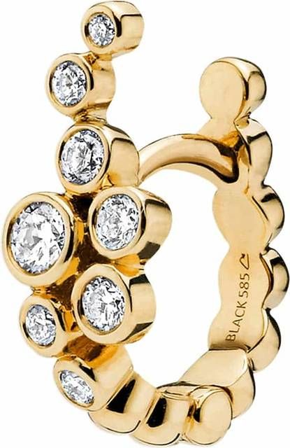 Maria Black Garbo Huggie 14k