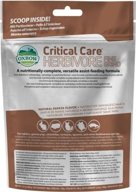 Oxbow Critical Care Fine Grind 100 g