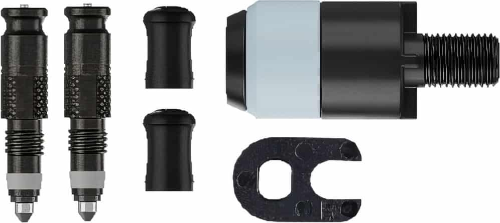 schwalbe clik ventilkegle sort m. scv pumpehoved adapter