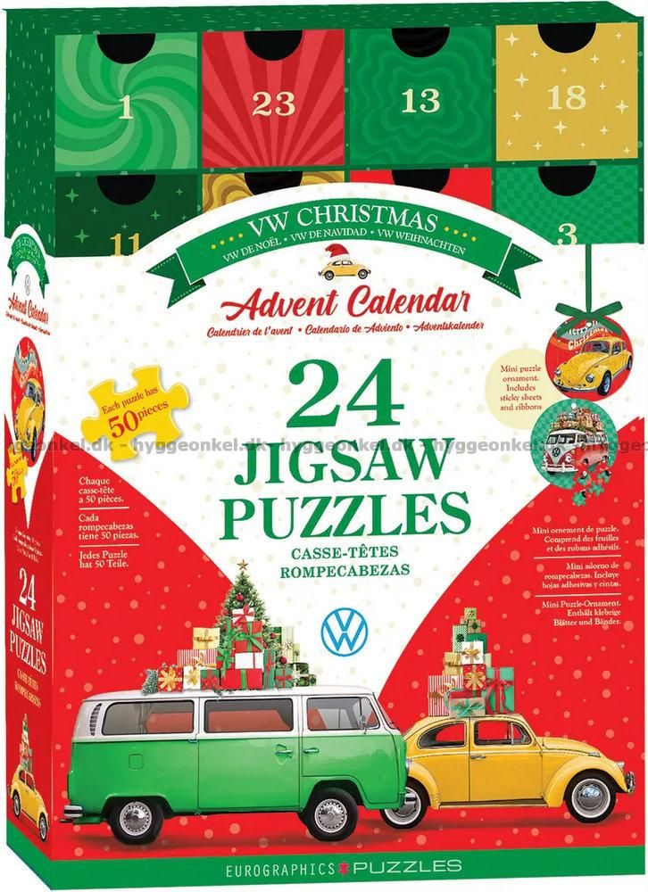 julekalender: vw, 24x50 brikker