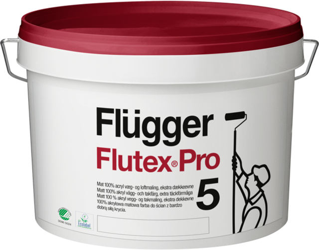 Flügger Flutex Pro 5 Vægmaling Vægmaling Hvid
