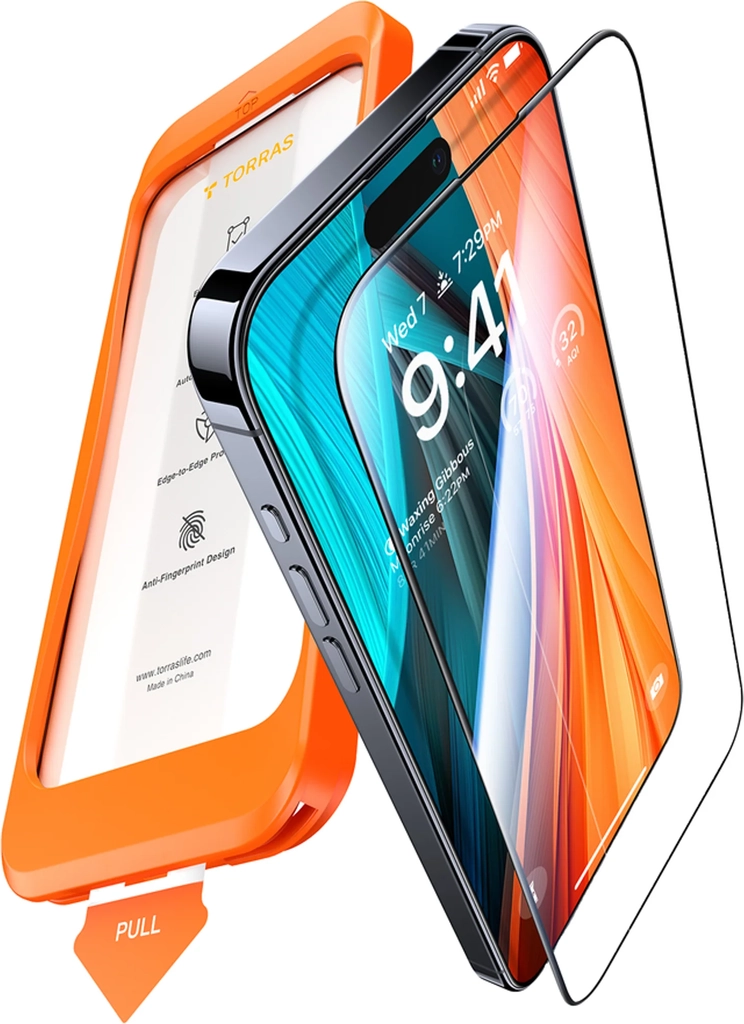 iPhone 18 Pro / 17 Pro TORRAS HD Shield Skærmbeskyttelsesglas - Gennemsigtig