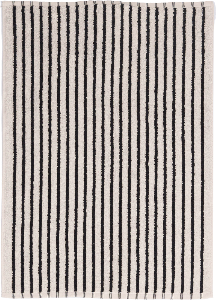drift bademåtte 50x70 cm, hvid-sort