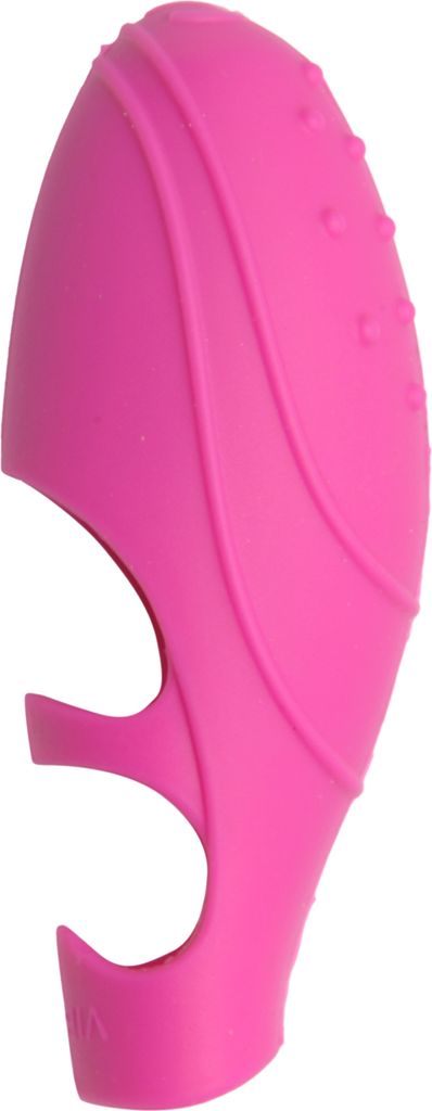 Frisky Bang Her G-punkts Fingervibrator      - Ljusrosa