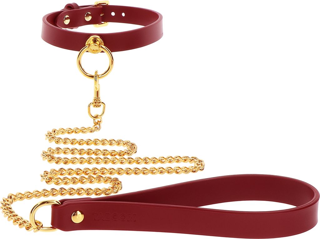 Taboom O-Ring Halsband och Kedjekoppel      - Gold - One size