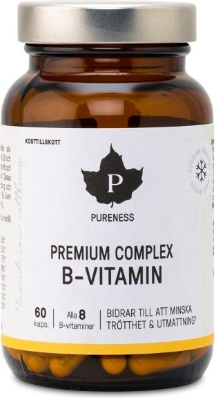 Pureness Premium Complex B-Vitamin, 60 kapsler