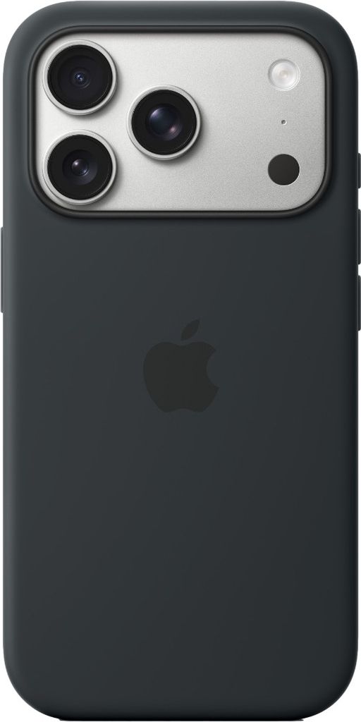 apple iphone 17 pro silicone skal magsafe, svart
