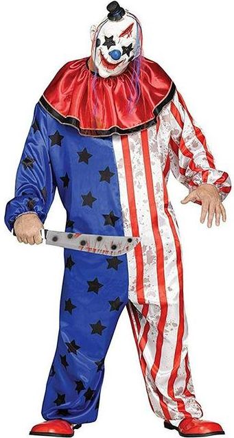 Fun World Men's Evil Clown Adult Costume