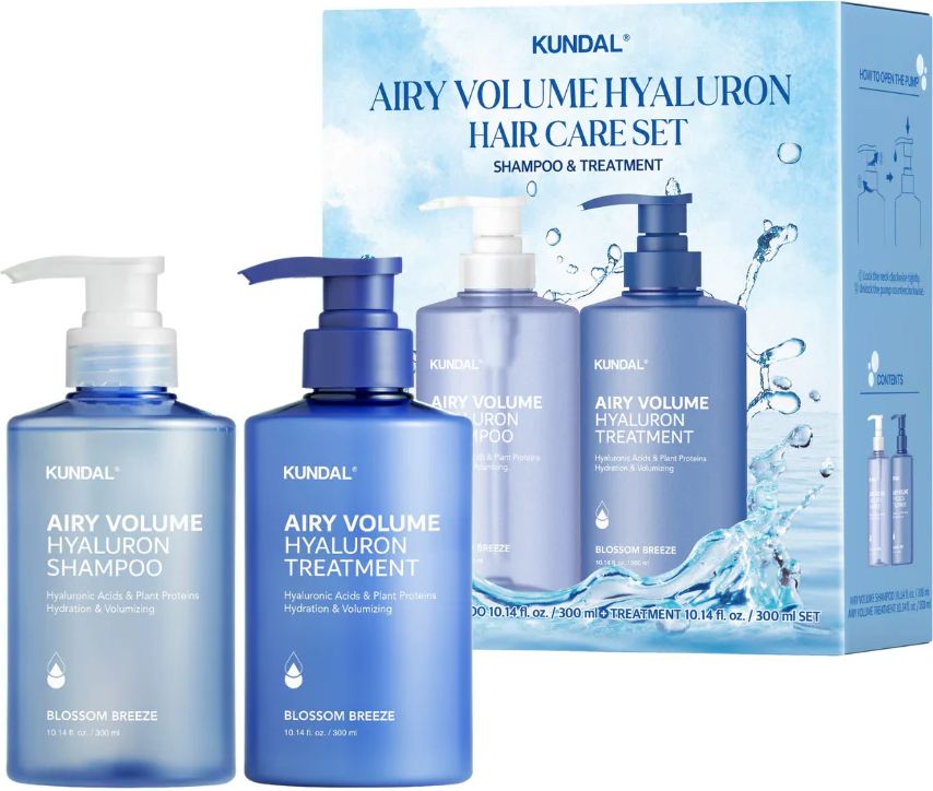 [kundal] airy volume hyaluron edition hair care set