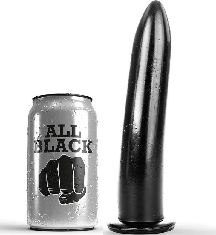 All Black Dilator Anal Y Vaginal 20 Cm