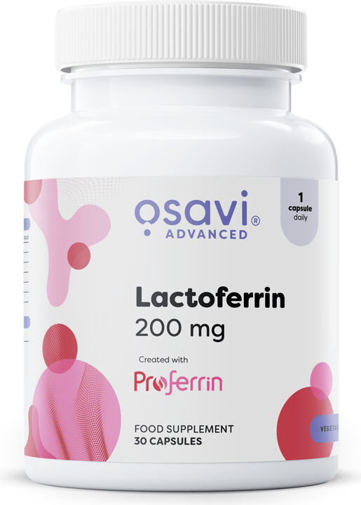 Lactoferrin, 200 mg - 30 kapsler