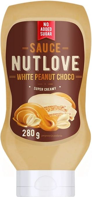 Allnutrition Nutlove Sauce Hvid Peanut 280 ml