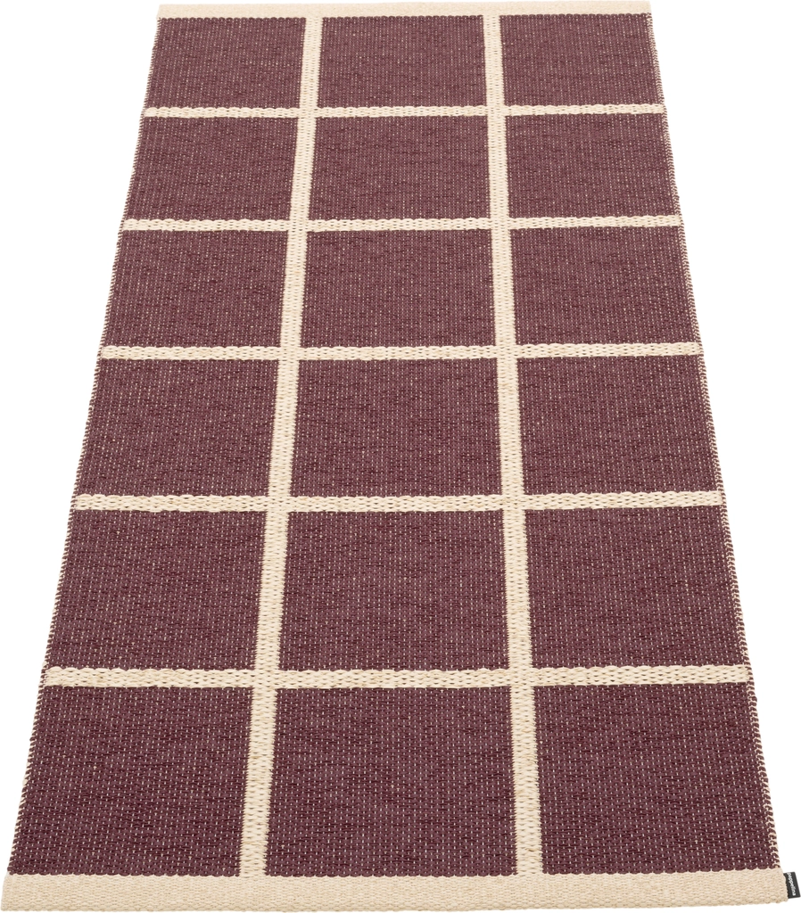 Pappelina, Vævet Tæppe Criss Burgundy 70x150 cm