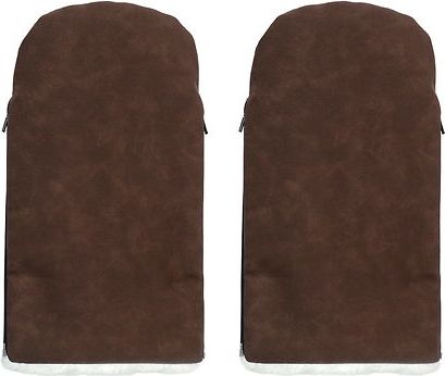 kongwalther barnevognshandsker - østerbro - chocolate brown faux