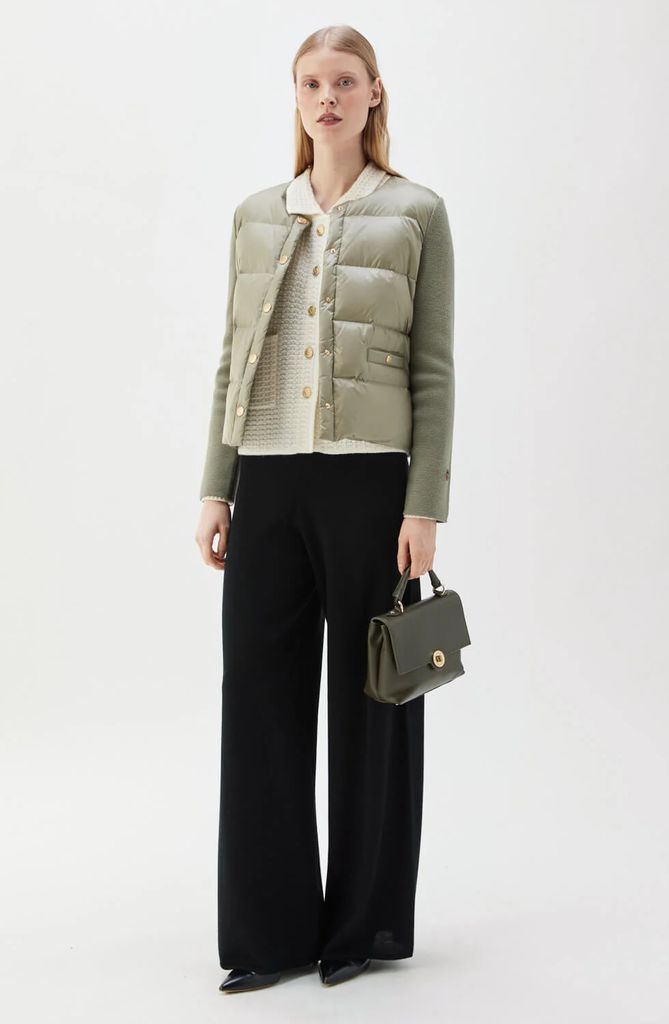 iva down jacket olive