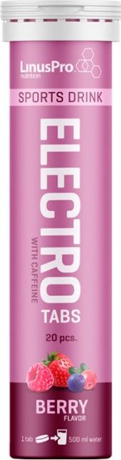 linuspro nutrition elektrolyt tabs berry 12 stk